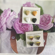 Set of 4 Minimalist Silver Hijab Magnets for Scarves and Shawls