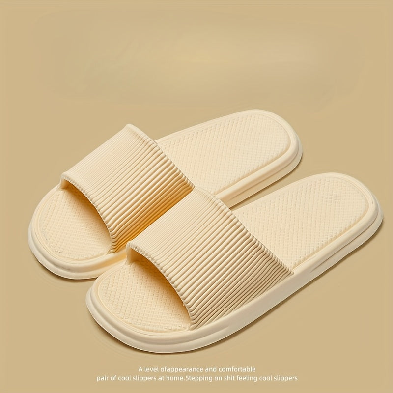 Women's Non-Slip Solid Color EVA Indoor Outdoor House Slippers