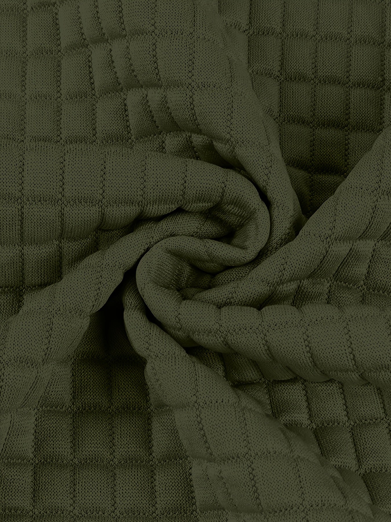 Plus Size Waffle Hoodie Women’s Long Sleeve Casual Sweatshirt with Kangaroo Pocket