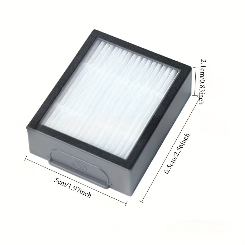 iRobot changyutgichlari uchun yuqori samarali HEPA filtrini almashtirish, qora ramka va oq qirqilgan filtr materialiga ega. Havo sifatini va changyutgichning ishlashini yaxshilaydi. Silliq qirqilgan filtr uslubi.