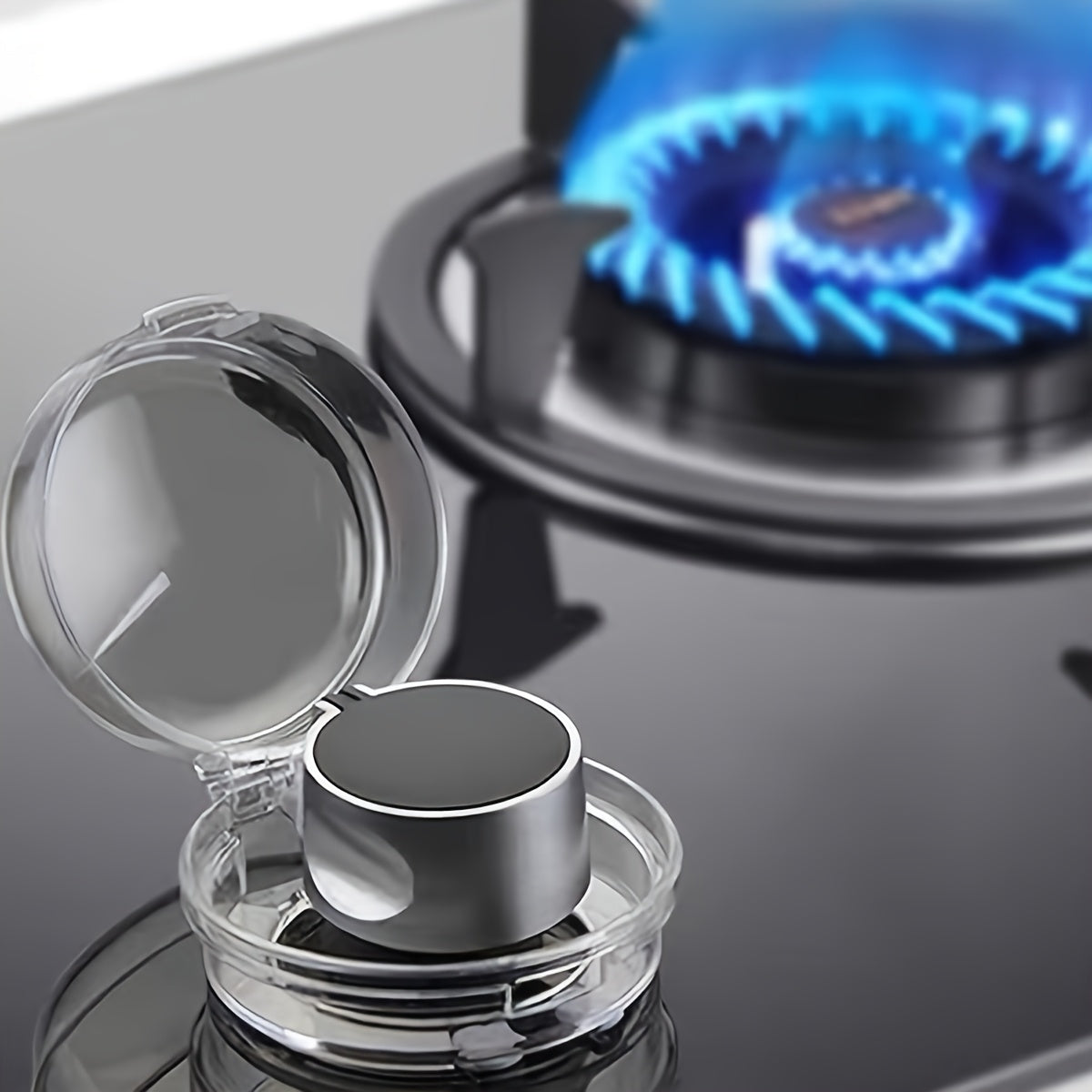 Plastic Gas Stove Knob Covers 2 or 4 pcs Kitchen Safety Range Control