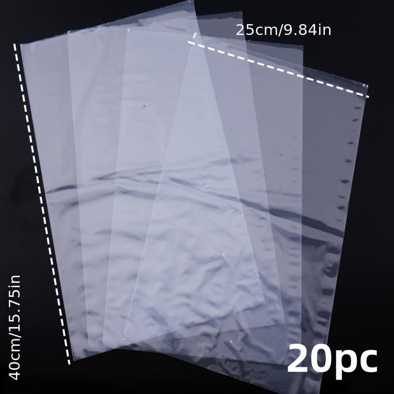 Oʻrmon uchun 20 dona PVC issiqlik qisqaradigan film, kosmetika, kitoblar, elektrsiz yoping sumkalar