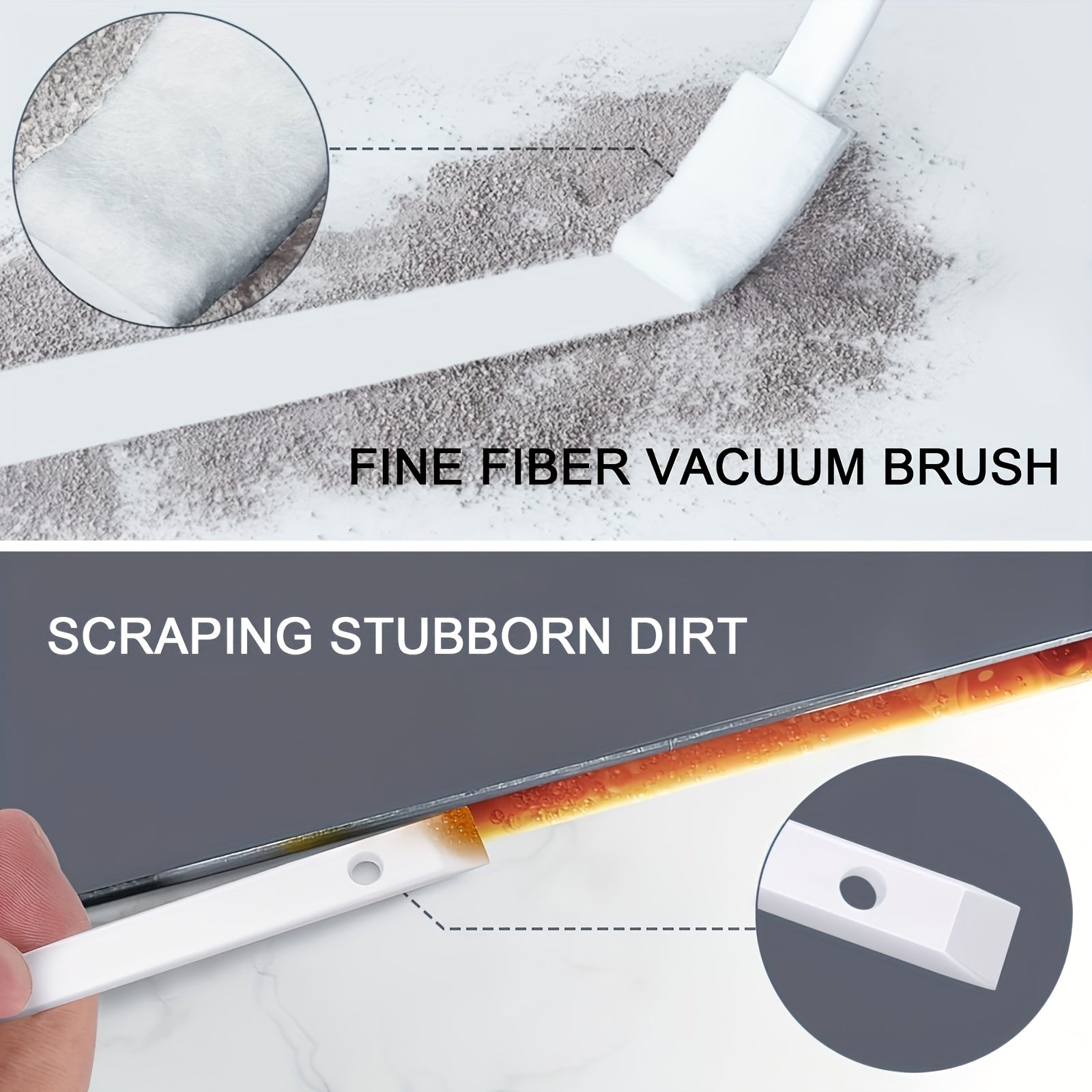 Disposable Crevice Cleaning Brush Set 30/50 Pieces for Small Spaces, Detail Scrubber for Toilet, Windows, Vents