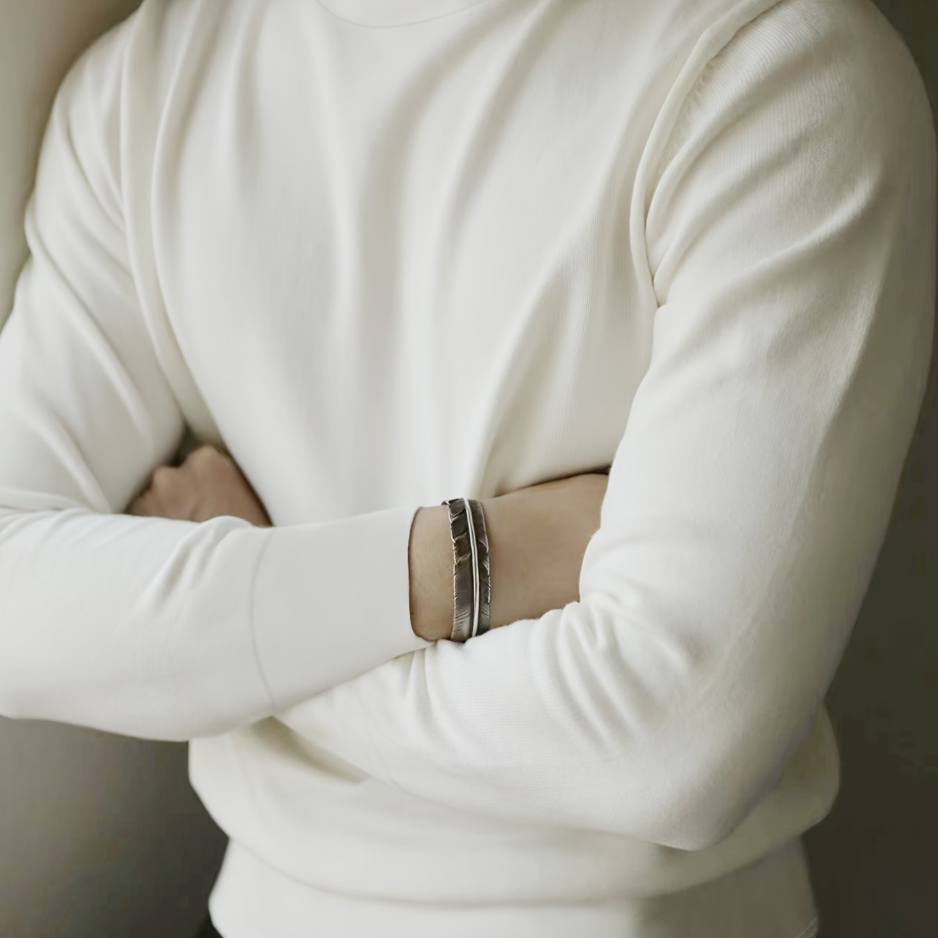 Adult Long Sleeve Mock Neck T-Shirt Polyester Blend Solid Color Casual