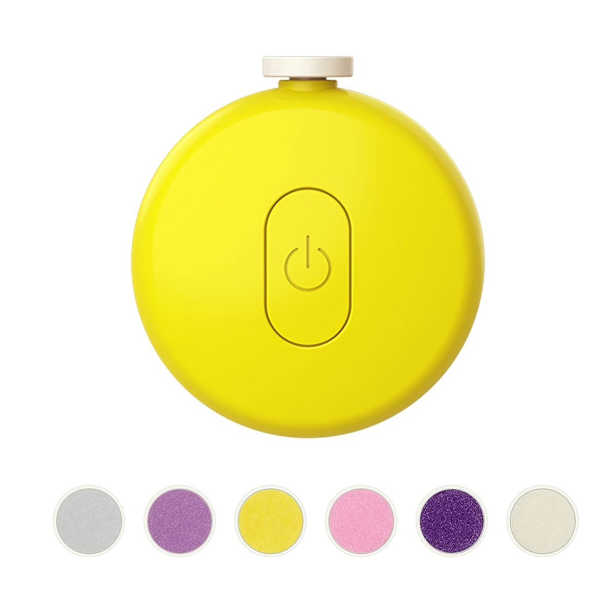 Мягкий электрический триммер для ногтей для детей, включает набор безопасных для новорожденных ножниц с 6 сменными шлифовальными головками. Низкий уровень шума, эргономичный дизайн, набор для красоты для подрезания ногтей у младенцев, детей и взрослых.