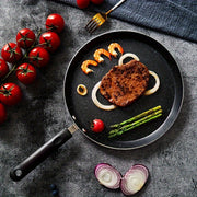 Nonstick Crepe and Pancake Pan Set with Granite Coating Aluminum Skillet for Eggs and Tortillas