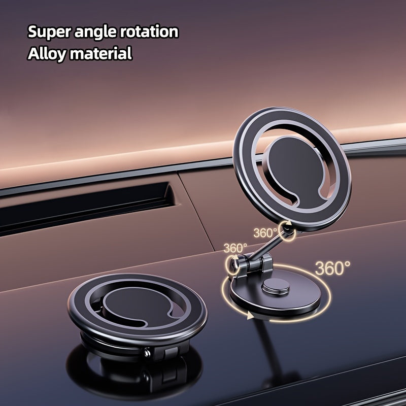 Universal Magnetic Car Phone Holder Waterproof Aluminum Alloy Dashboard Mount