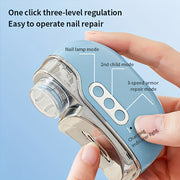 USB перезаряжаемые ножницы для ногтей с LED подсветкой - портативный маникюрный инструмент.