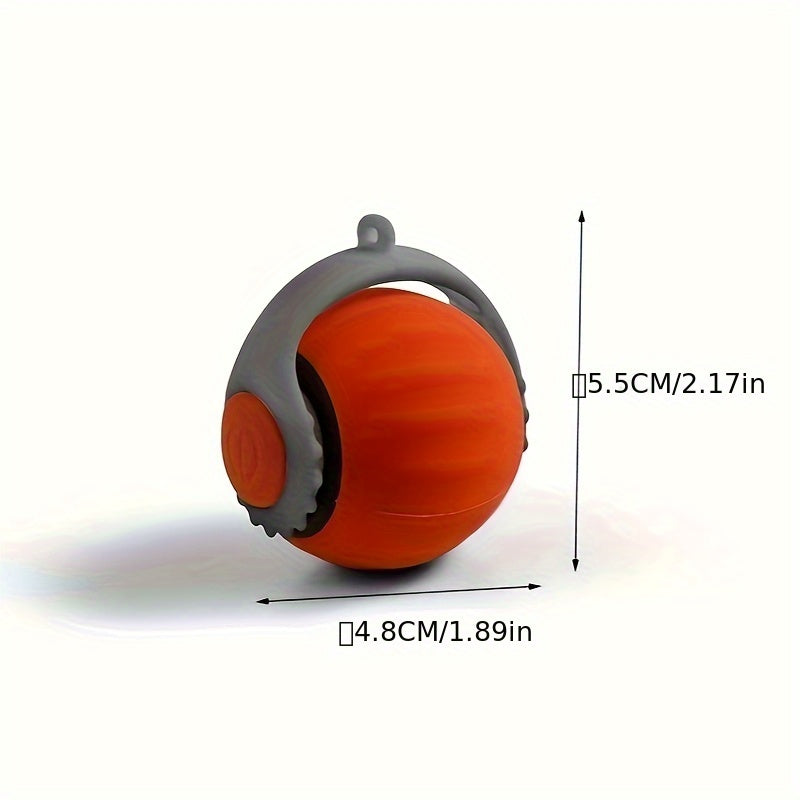 Cat Teaser Ball Toy Rechargeable Silicone Feather Cat Toy for Small Cats and Kittens