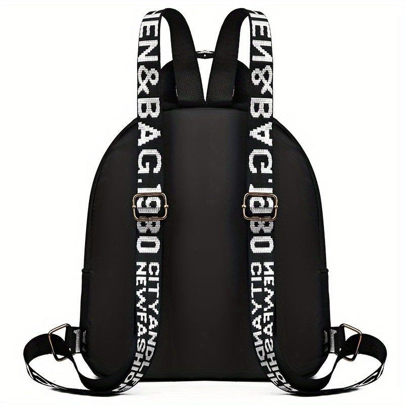 Стильный нейлоновый рюкзак с украшениями из страз, легкий, с кисточкой, регулируемыми ремнями и полиэстеровой подкладкой. Подходит для ежедневных поездок или модных путешествий для женщин 15.