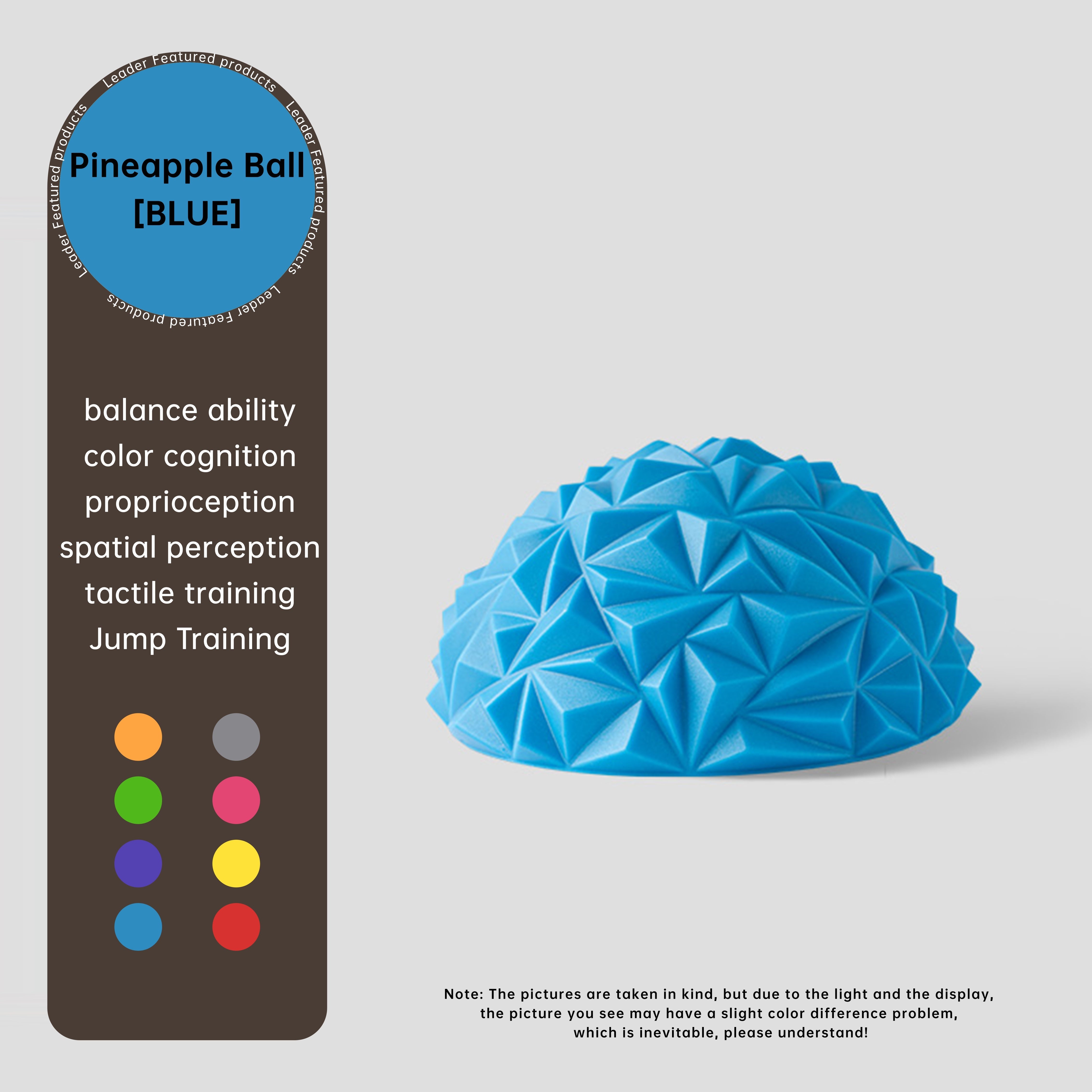 1 шт. ПВХ йога-мяч для балансировки, массажа ног и снятия стресса - подходит для йоги, пилатеса, гимнастики - взрослый, 1 упаковка