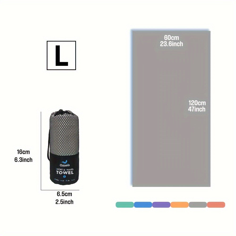 Microfiber Travel Towel Quick Dry Lightweight Sports Beach Hiking Yoga Golf Pickleball