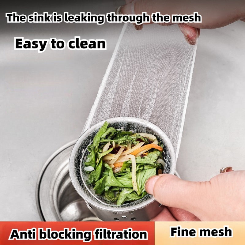 100 Disposable Kitchen Sink Strainers for Clogs Food Waste Drain Sewer