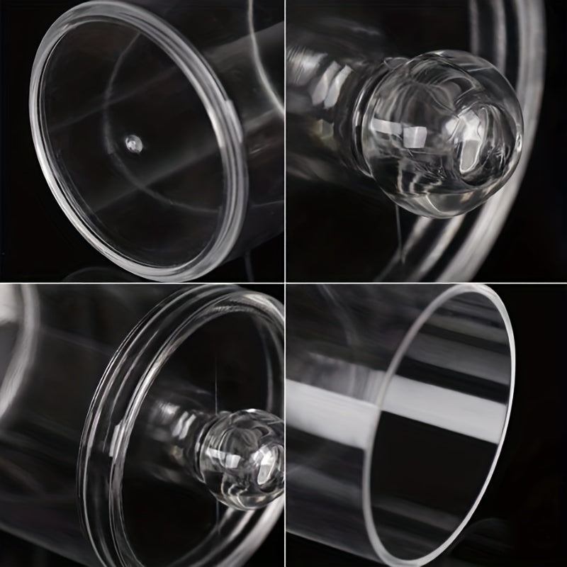 Clear Plastic Bathroom Organizer with Window View and Lidded Q-Tip Dispenser