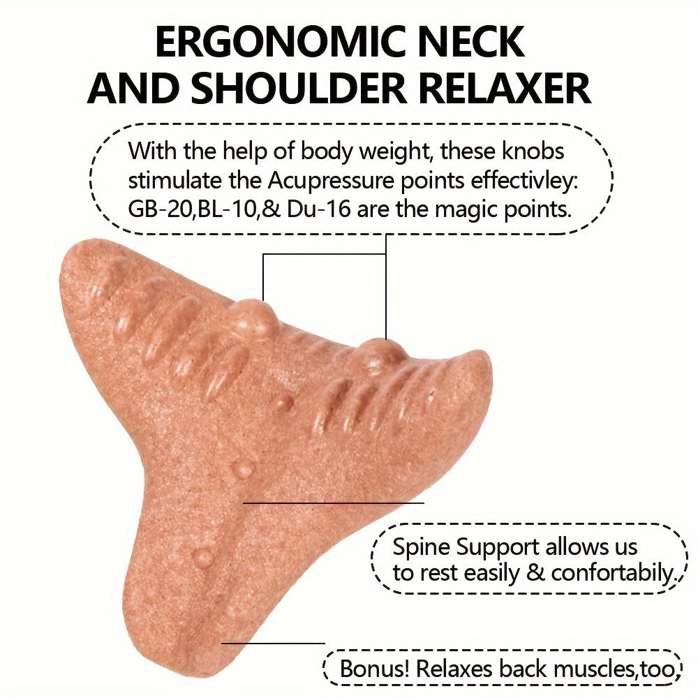Almohada de tracción cervical para aliviar el dolor de cuello y soporte de postura