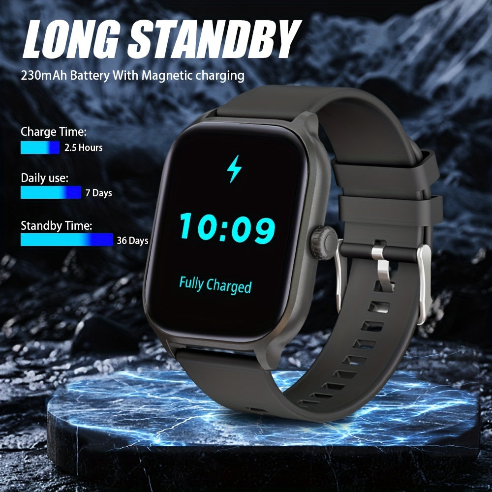 Smartwatch for Adults 5.11cm HD Full Touch TFT Display 5.3 Wireless 230mAh Battery