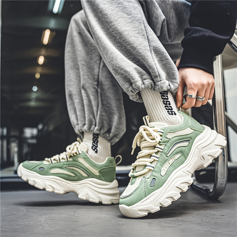 Men's Mesh Casual Sneakers for Outdoor Activities with EVA Sole