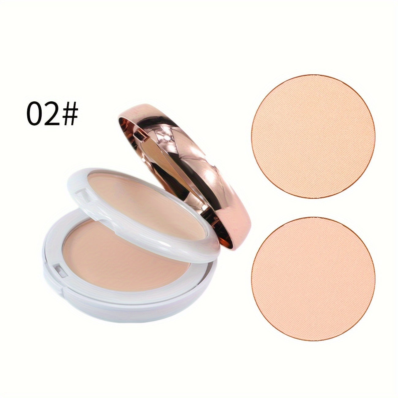 Avocado Collagen Vitamin E Pressed Powder Oil Control Matte Finish All Skin Types