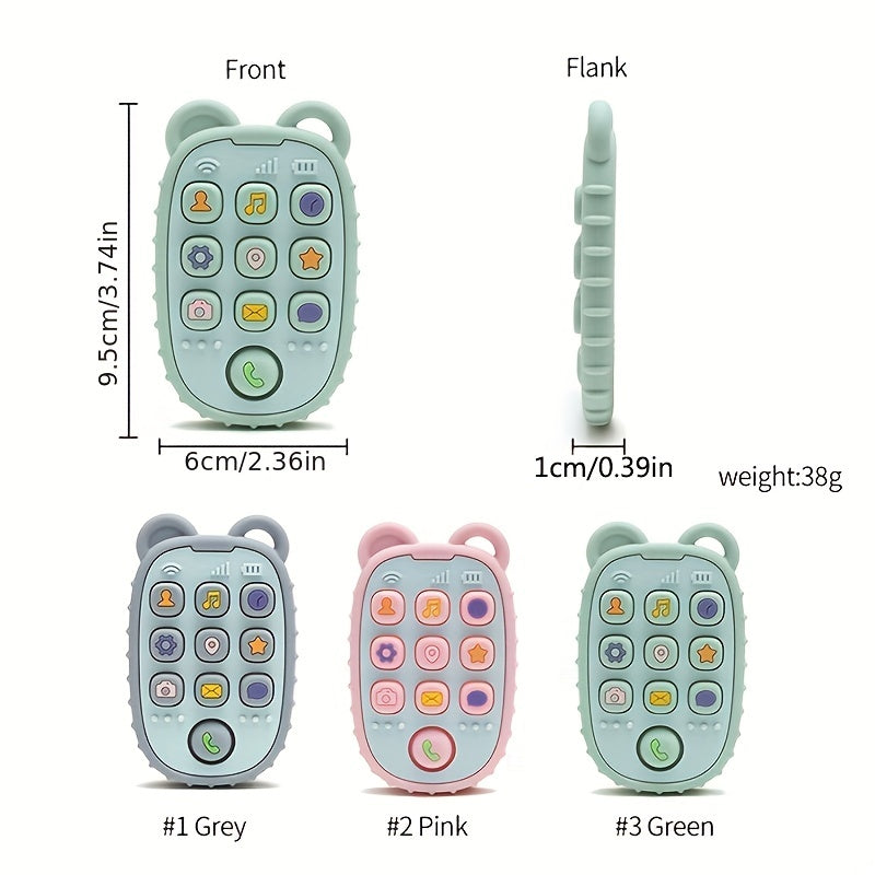 Bir parcha silikon materialidan yasalgan mobil telefon shaklidagi tishlash uchun mo'ljallangan, kulgili va ijodiy tarzda ishlab chiqilgan. Rojdestvo, Halloween, Thanksgiving, Yangi yil kuni yoki Sevishganlar kuni uchun mukammal sovg'a.