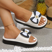 Women's EVA Slide Sandals Open-Toe Cushioned Casual Indoor Slippers