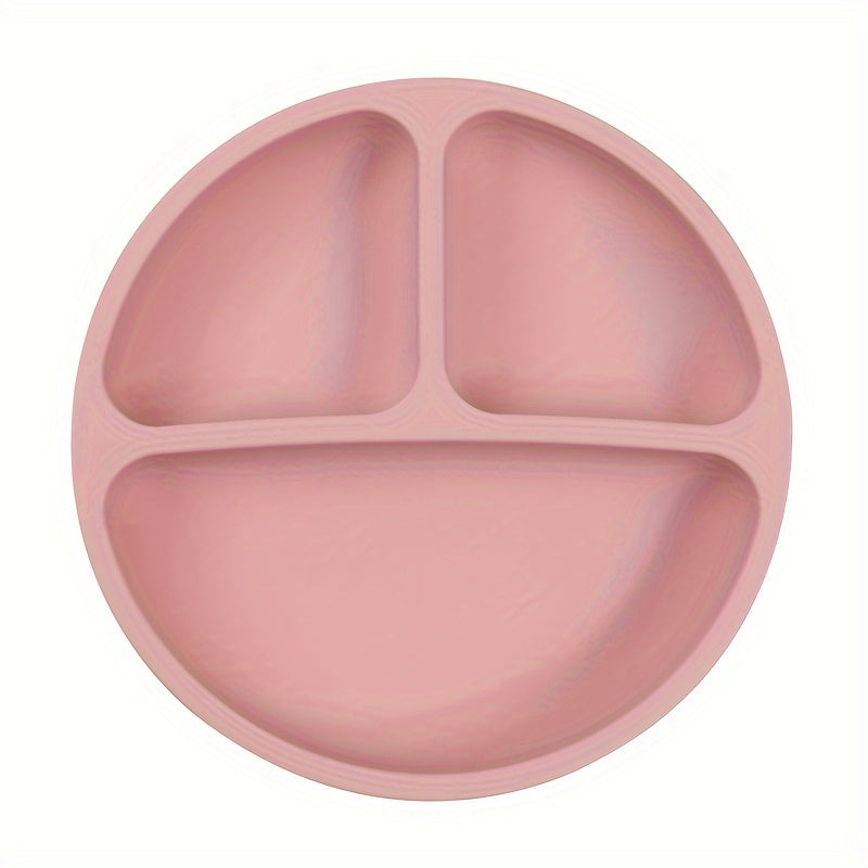 Divisor de plato de silicona con ventosa para niños que aprenden a comer de forma independiente