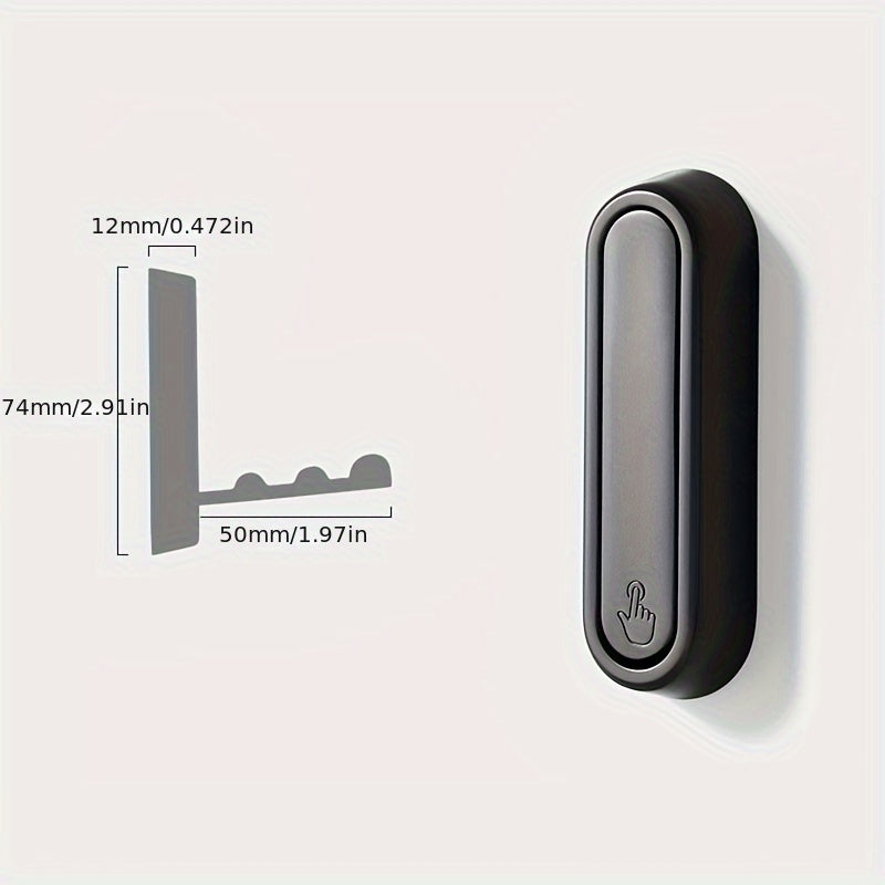 Alüminiy alloyli bukadigan devor tutqichi, joyni tejovchi kiyim sumkasi uchun tutqich