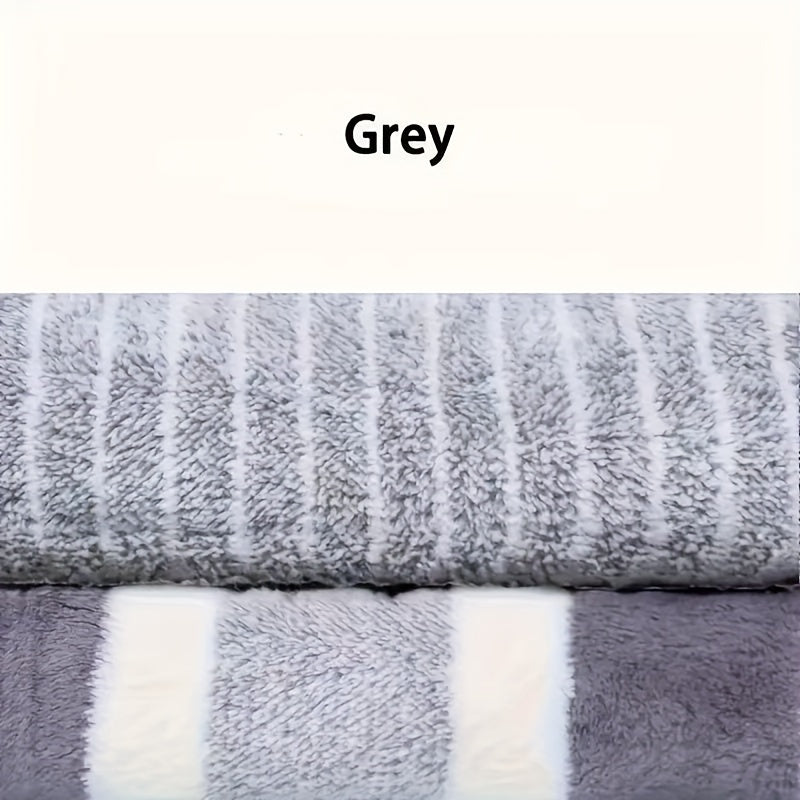 8-Piece Coral Fleece Towel Set Includes 2 Bath Towels 2 Hand Towels and 4 Washcloths