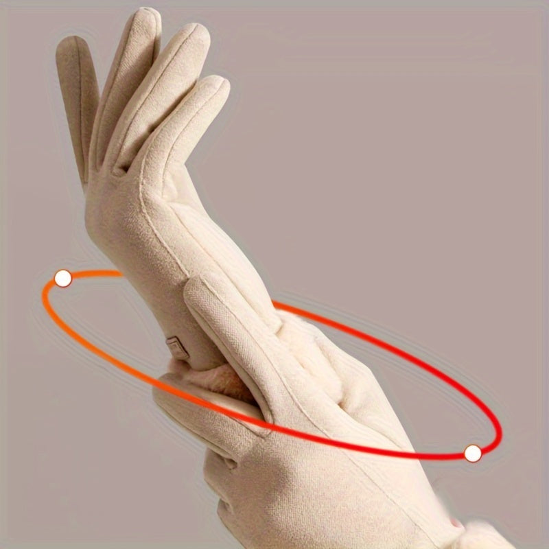 Women's Casual Gloves Polyester Windproof Water-Resistant Touchscreen Compatible