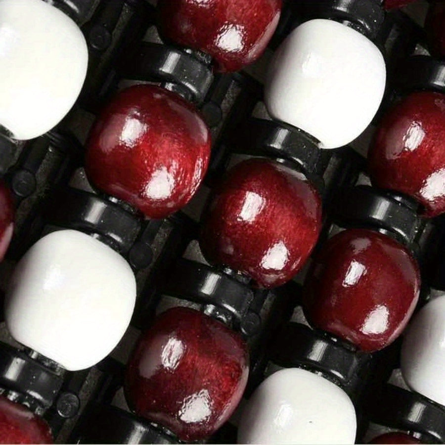 Car Seat Cooling Pad Breathable Wooden Beads Summer Cushion