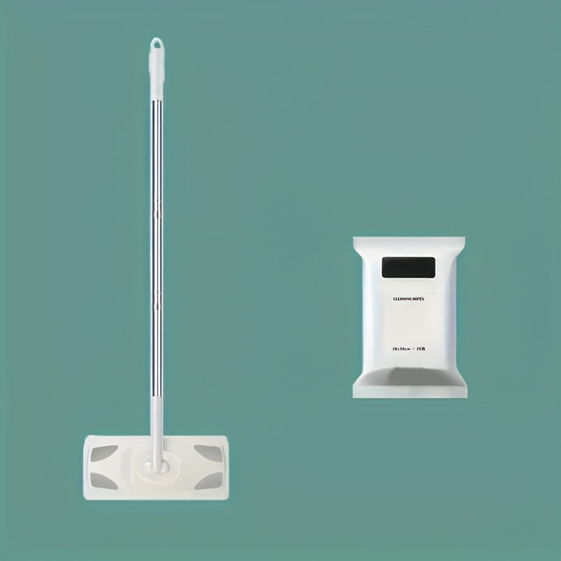 Electrostatic Dust Mop Set for Wet Dry Floor Cleaning with Disposable Pads