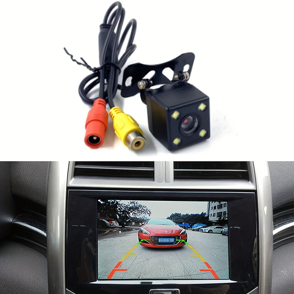 Камера заднего вида для автомобиля 4/8/12 LED 480P, не водонепроницаемая, 12V, камера заднего вида