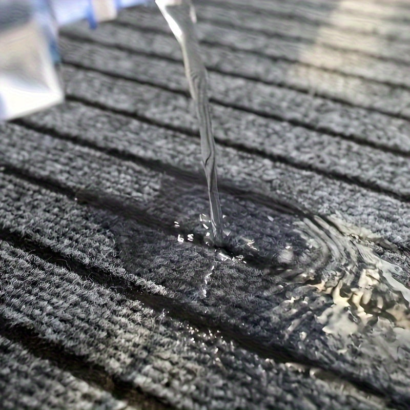 Non-Slip 7-Stripes Carpet Waterproof Stain-Resistant Medium Pile for Home Office