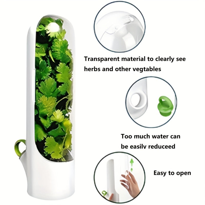 Vegetables Preservation Pods Set for Herbs and Vegetables Keep Fresh in Refrigerator