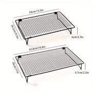 Трехуровеньная решетка из нержавеющей стали, безопасная для духовки, аксессуары для выпечки и готовки