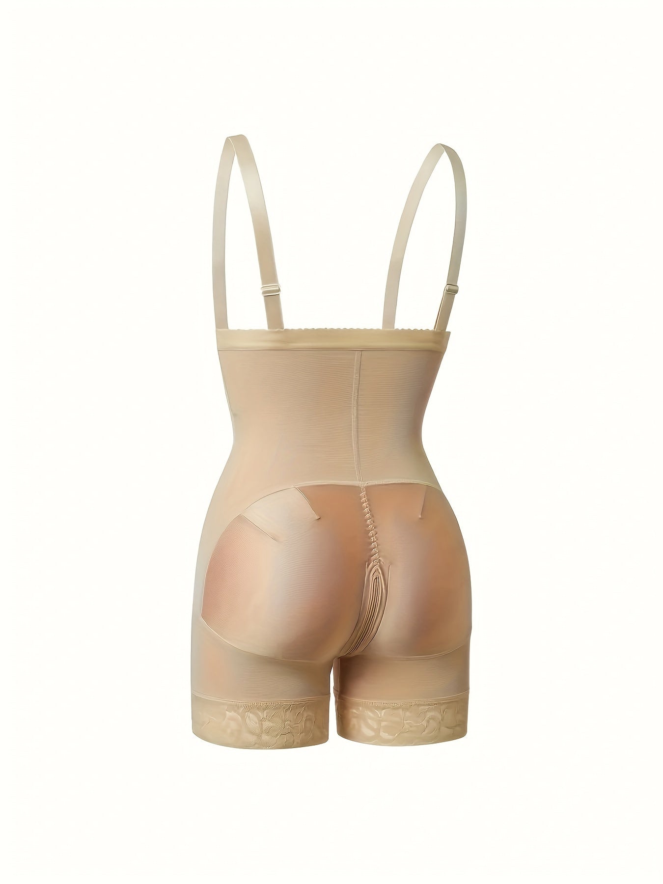 Women's Black Seamless Body Shaper Shorts with Tummy Control and Butt Lifter