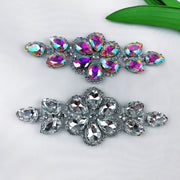 DIY Rhinestone Applique for Shoes and Wedding Gowns with Adhesive Backing