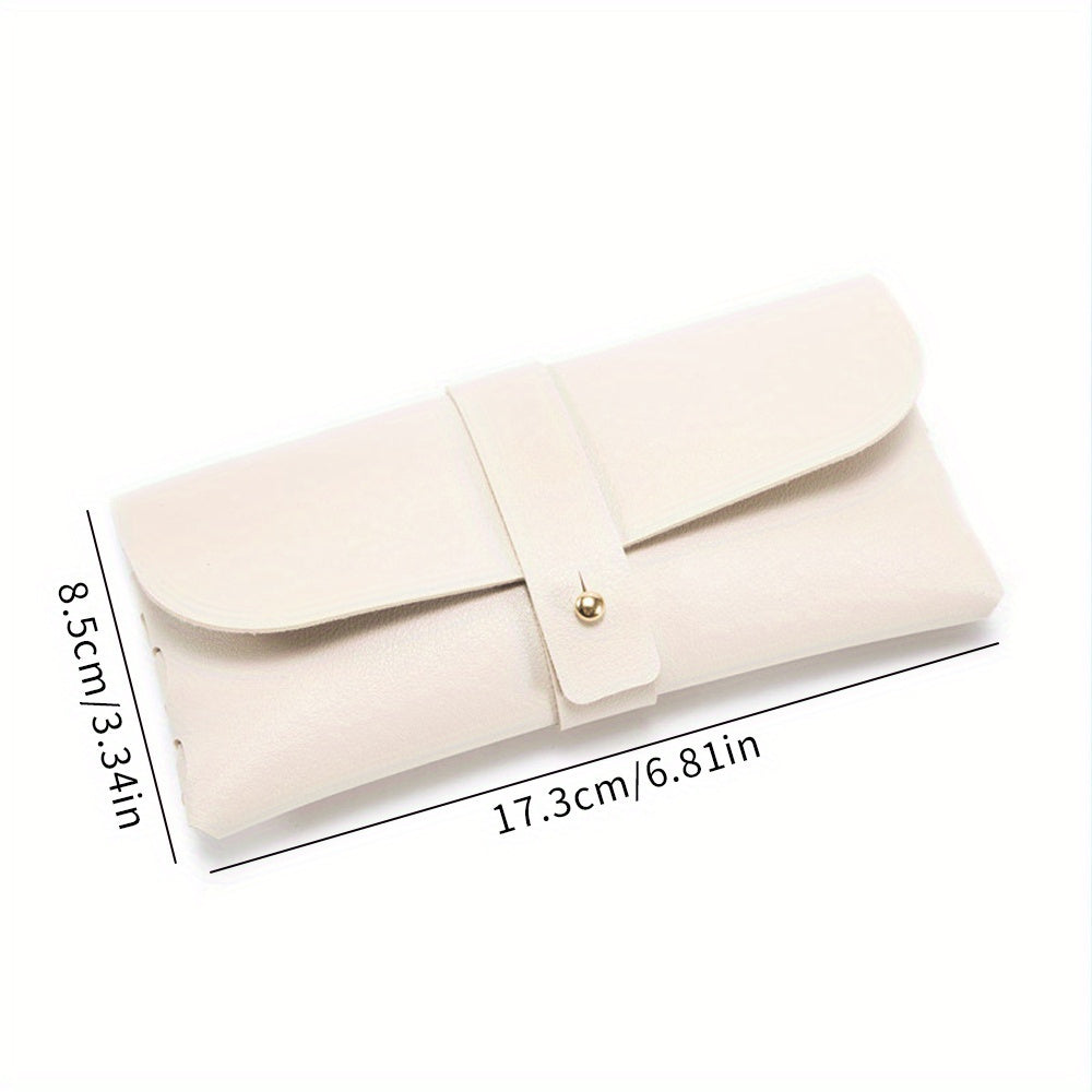 Estuche personalizado de cuero sintético para gafas con nombre personalizado para mujeres, soporte elegante para gafas, regalo