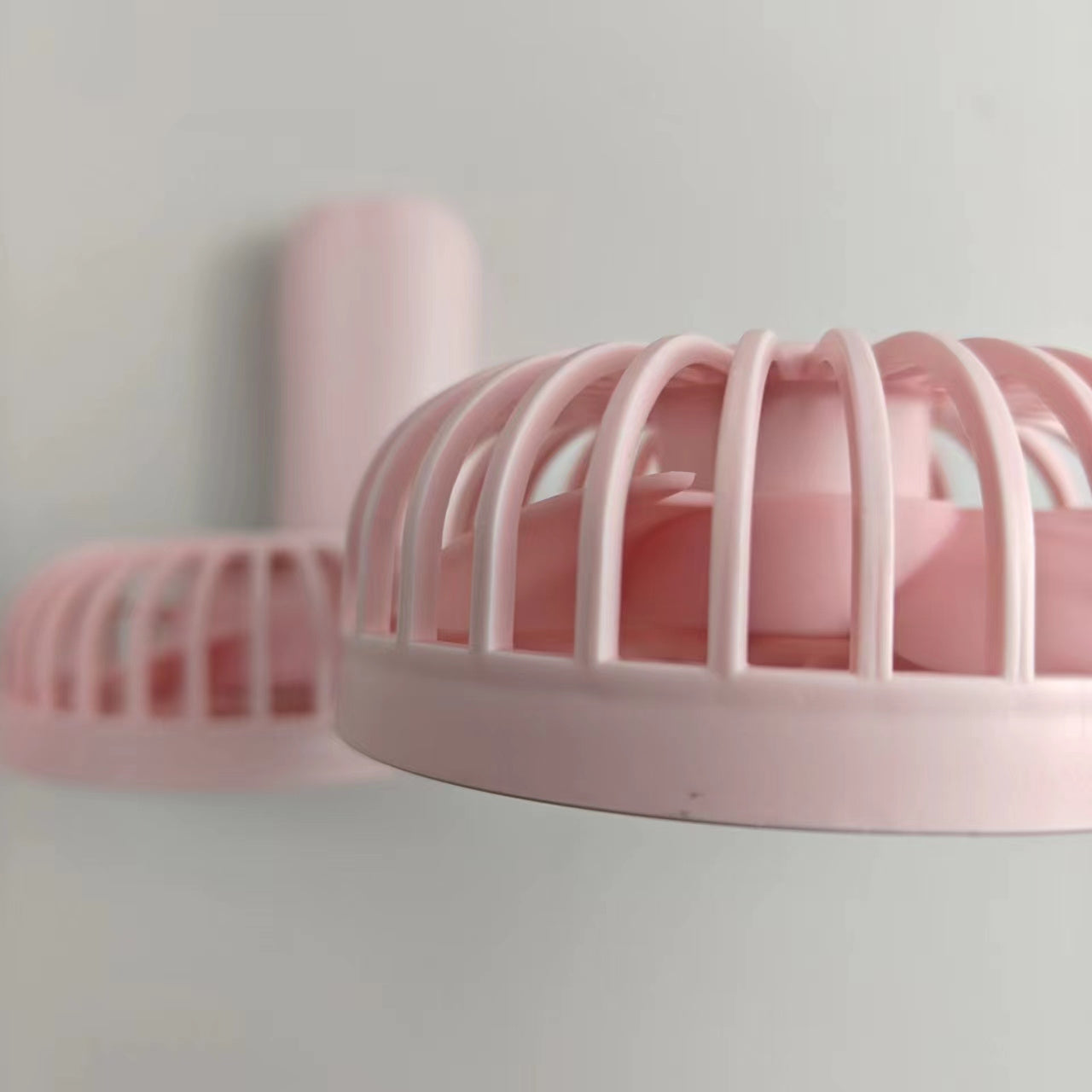 Mini Fan with LED Display Rechargeable USB Silent Desk Travel Sturdy Cooling Gift