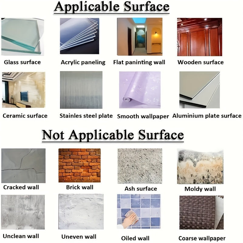 Acrylic Geometric Shapes Wall Decor Sticker Removable Reflective Mirror for Walls