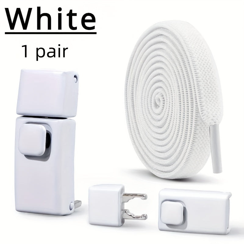 2024 8MM Безузловые эластичные шнурки для взрослых.