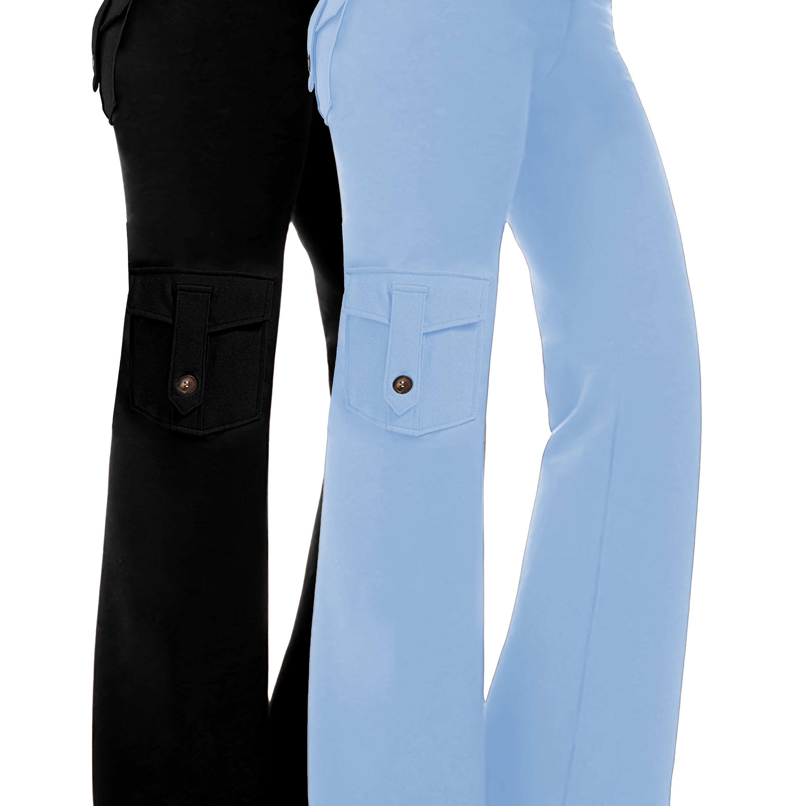 Women Plus Size Wide-Leg Yoga Pants High Waist Loose Sports Pants