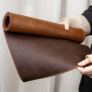 Waterproof Faux Leather Double-Sided Table Runner in 4 Sizes for Home Decor