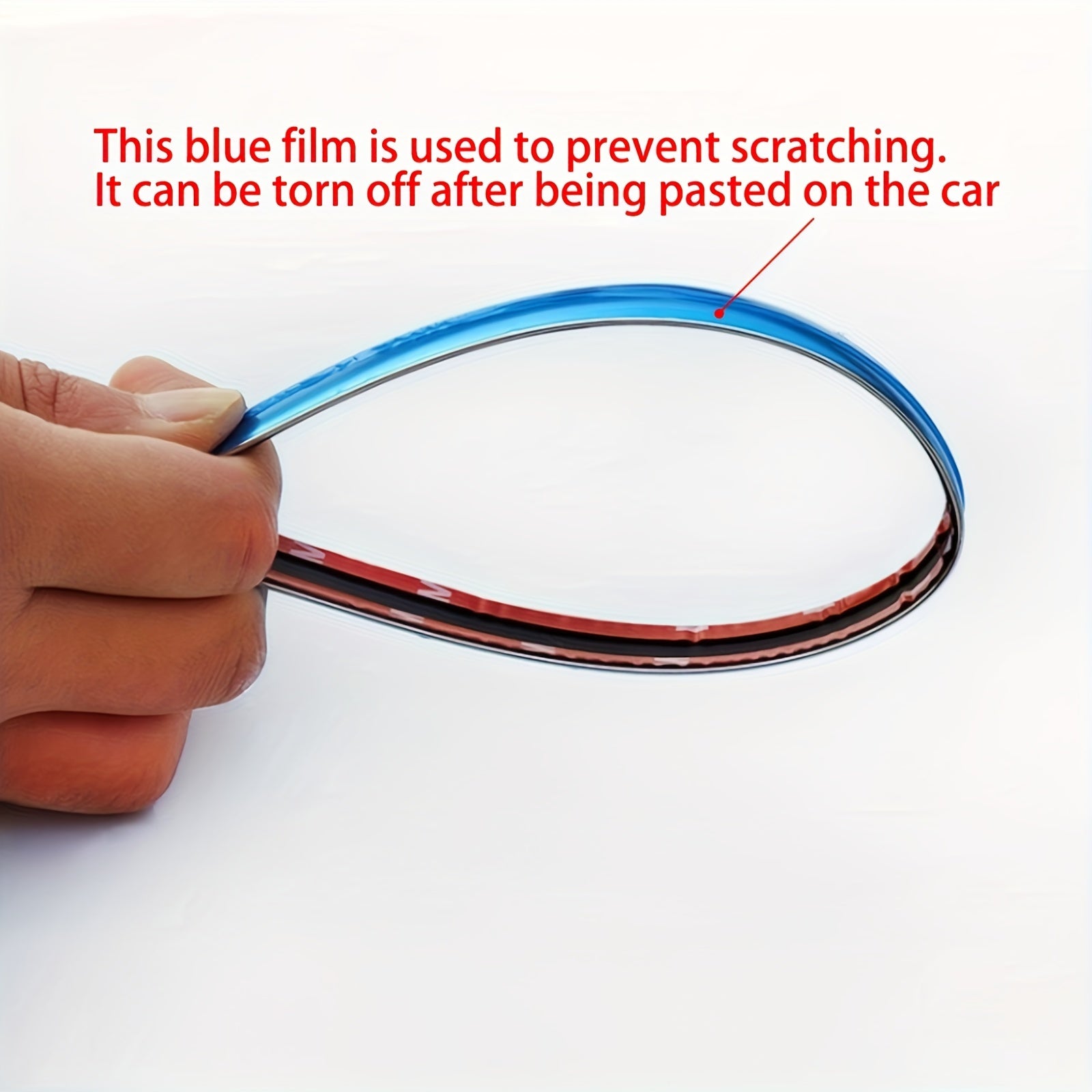 Avtomobil bezakli krom oynali chiziqlar Yorqin kumushli elektroplatka