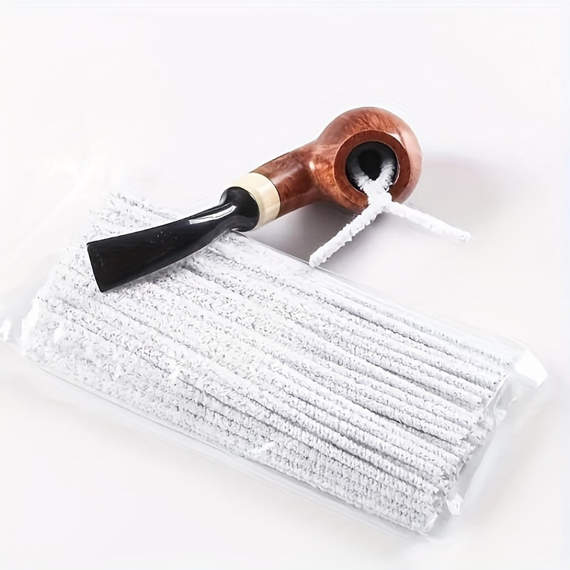 100Pcs Pipe Cleaning Brushes Shed-Free Durable Metal Handle Kit