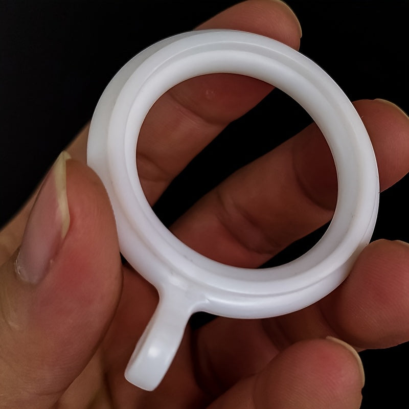 20 Durable Plastic Curtain Hooks Reinforced Rings for Bed Curtains and Drapes