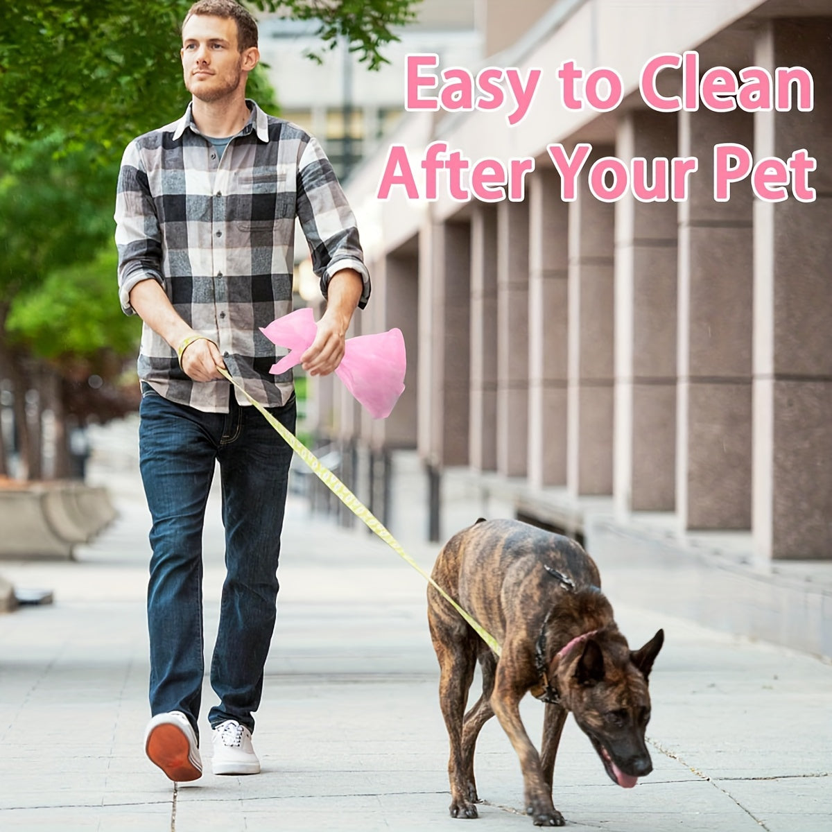 Small Garbage Bags for Car Trash Cans - 60 Bags per Roll, 4 Rolls