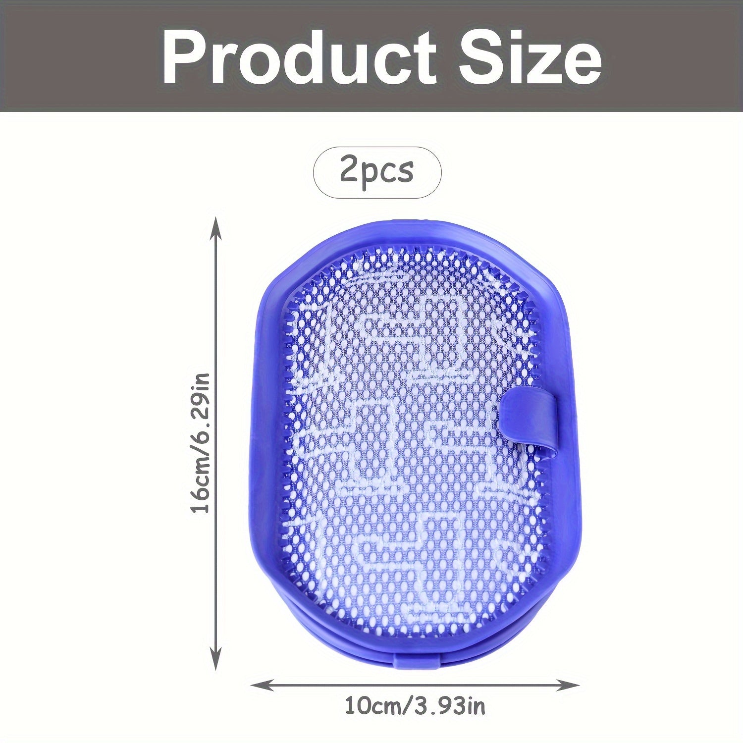 Yuvilishi mumkin bo'lgan old filtrlar va qo'l changyutgichlar uchun almashtirish kartuşlari.