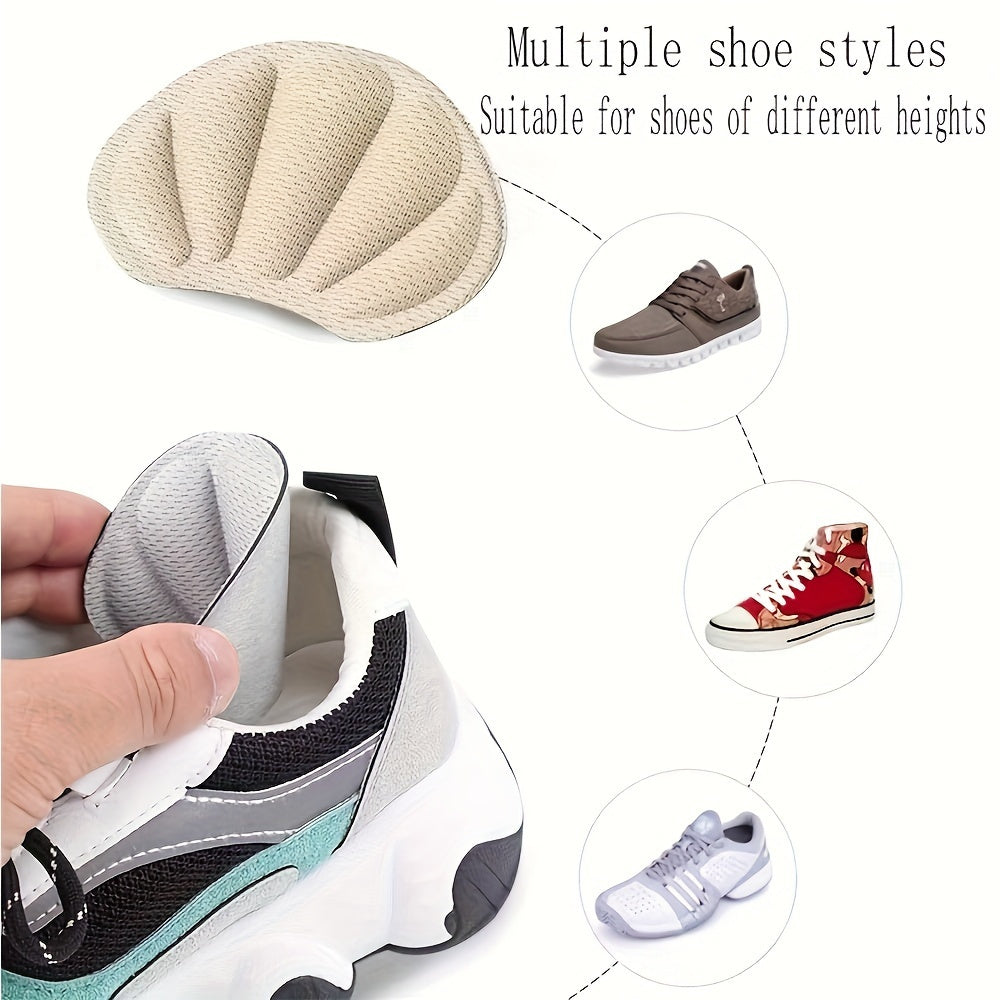 Unisex Memory Foam Heel Cushions Adjustable Size Anti-Slip Waterproof