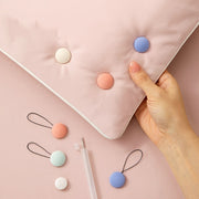 Set of 8 Blue Comforter Clips Duvet Fasteners Bed Bedding Holders