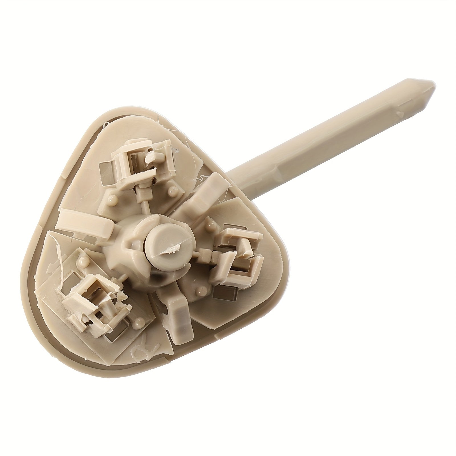 Sun Visor Clip Beige Plastic Metal Front Right for Cars Durable Easy Install